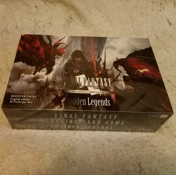 Final Fantasy TCG Hidden Legends Booster Box Factory Sealed  Final Fantasy Hidden Legends Booster Box English Edition Factory Sealed